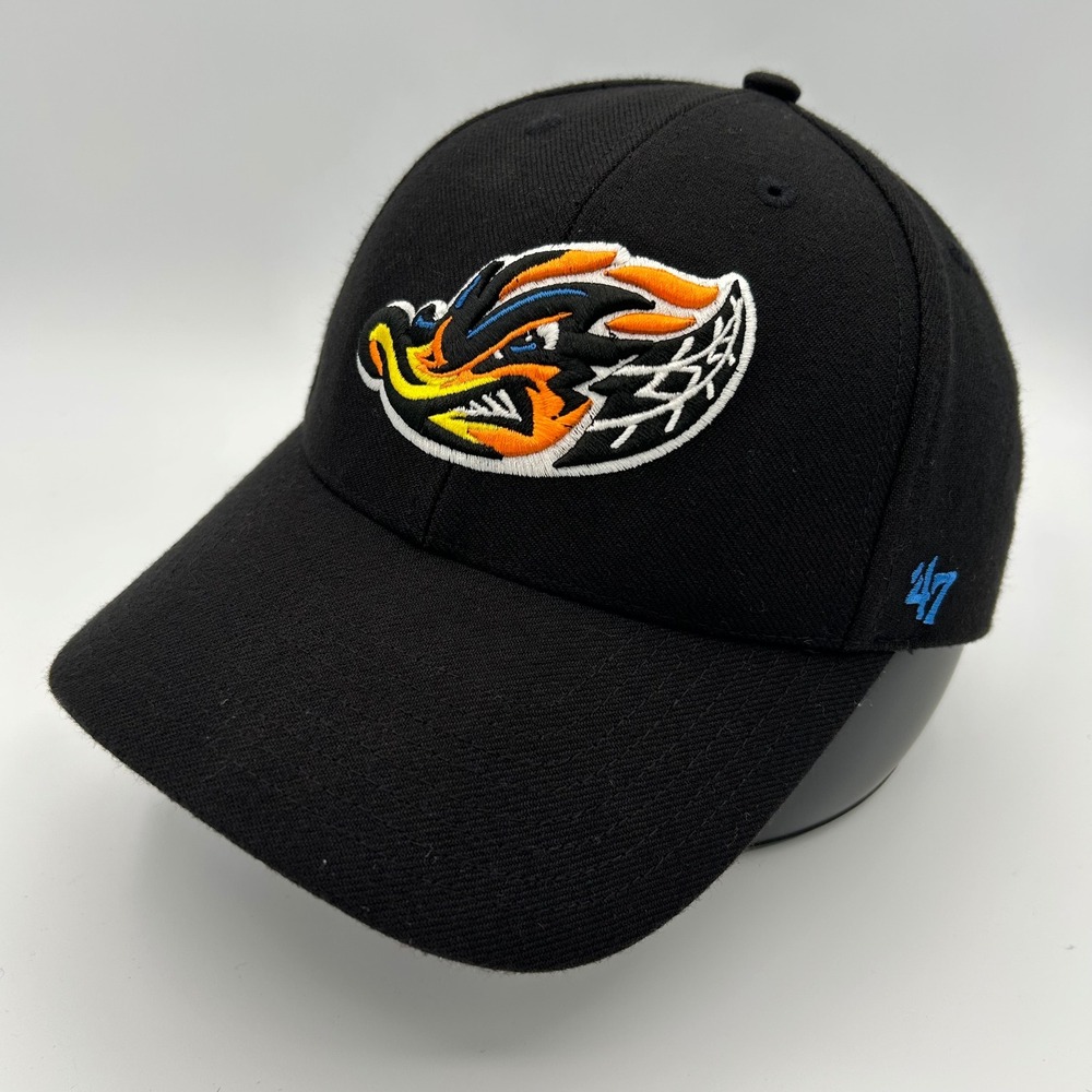 Akron Rubber Ducks 47 Brand‎ Baseball Hat Mens OSFM Black Sportswear Athleisure